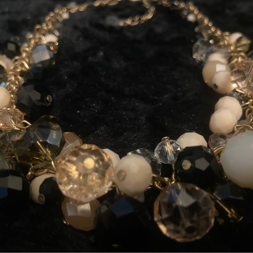 Aldo crystal beaded necklace